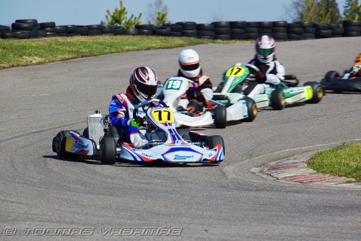 Estonian karting collective test 2011